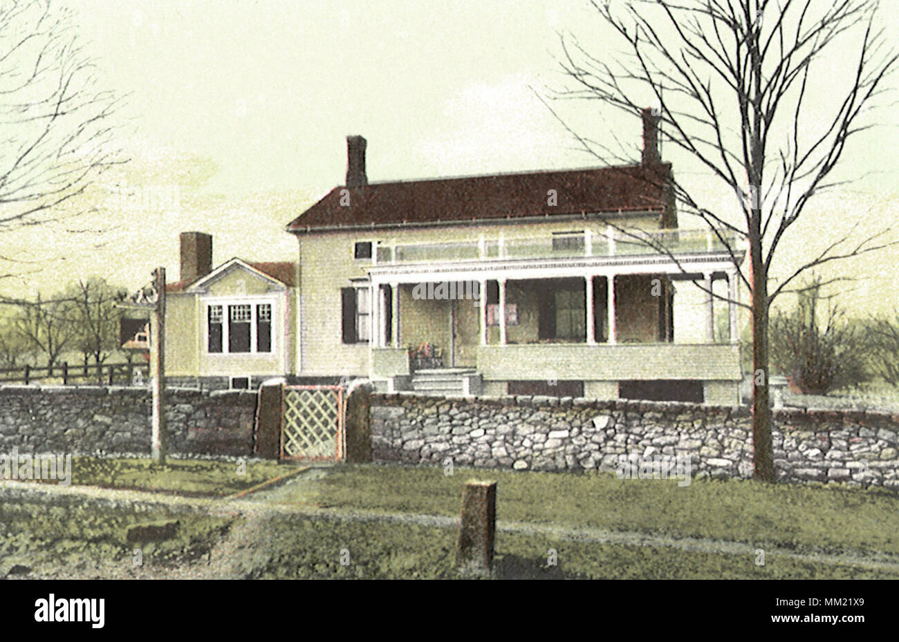 John Brown Cottage. Akron. 1910 Stockfoto