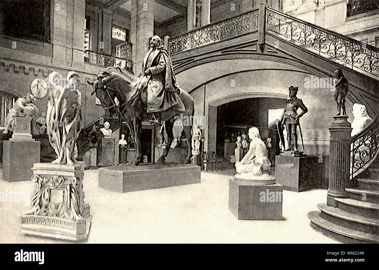 Entrane Hall von Cincinnati Museum. Cincinnati. 1915 Stockfoto