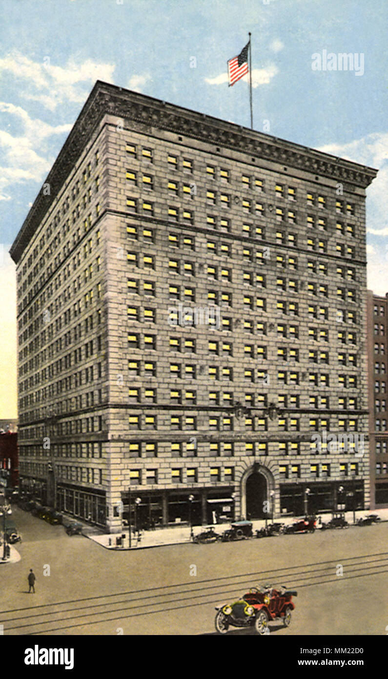 Der Führer News Gebäude. Cleveland. 1910 Stockfoto