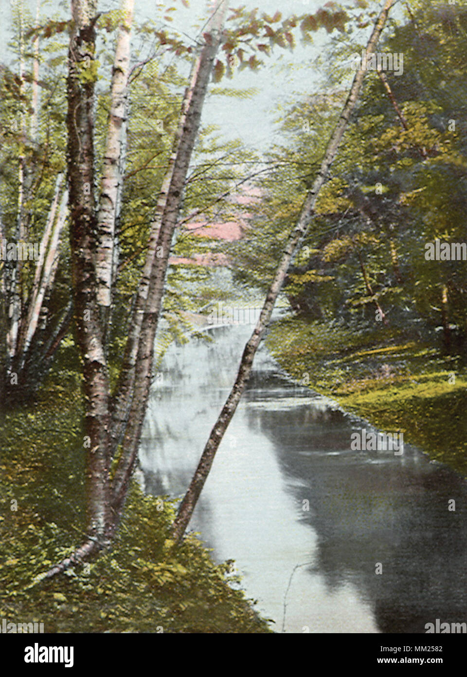 Alten Kanal und schleppen Sie weg. South Windham. 1910 Stockfoto