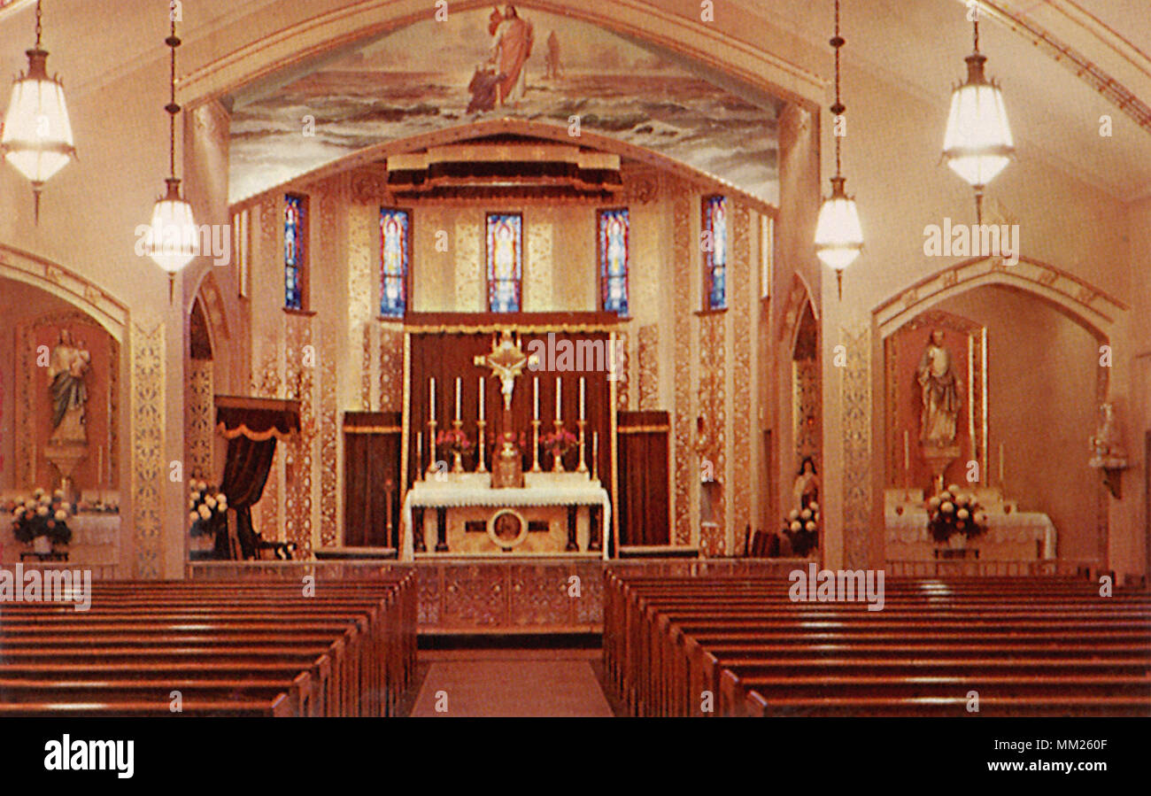 St. Peter Römisch-katholischen Kirche. Eagle River. 1970 Stockfoto