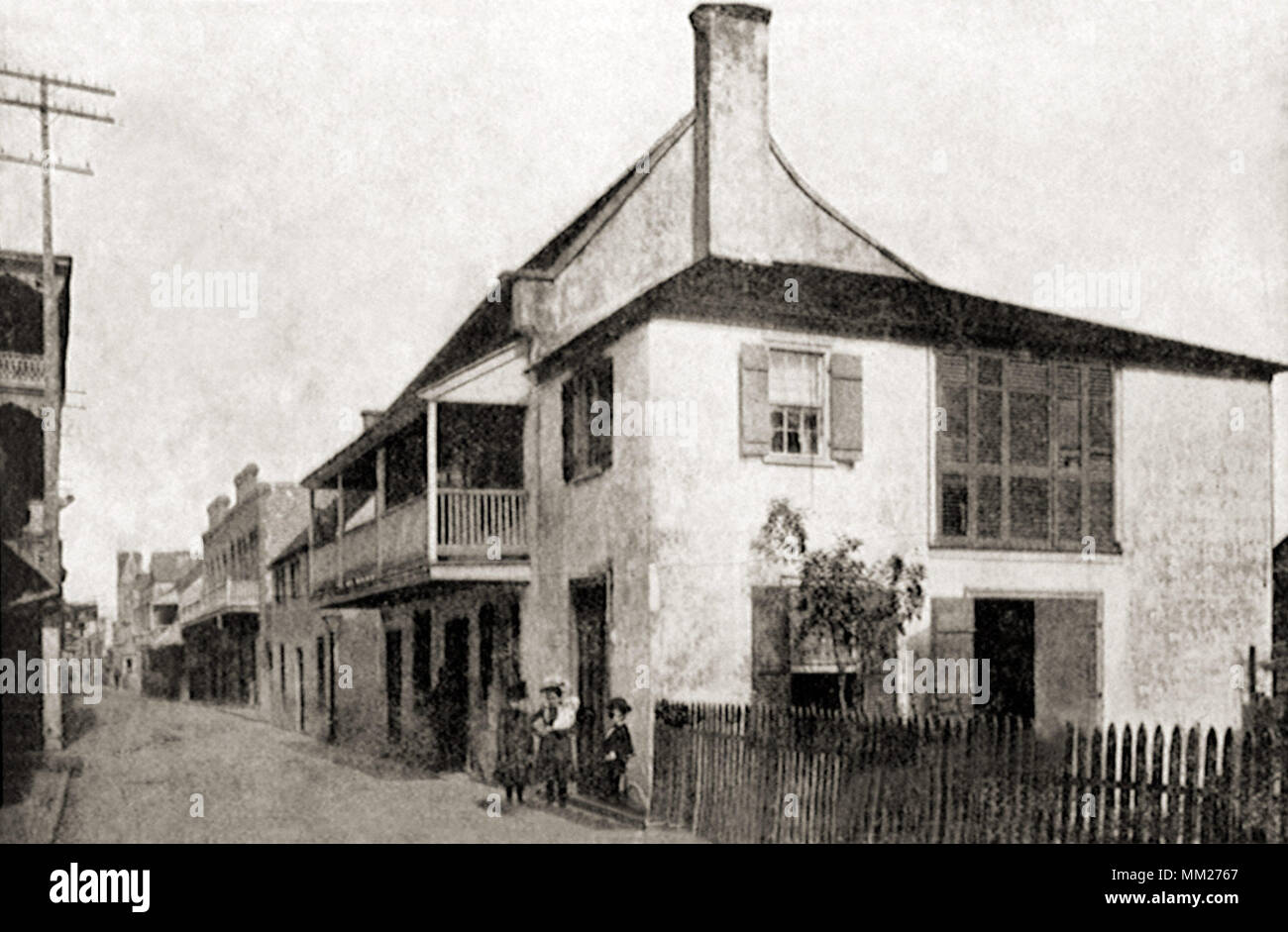 Hl. Franz Straße. Saint Augustine. 1910 Stockfoto
