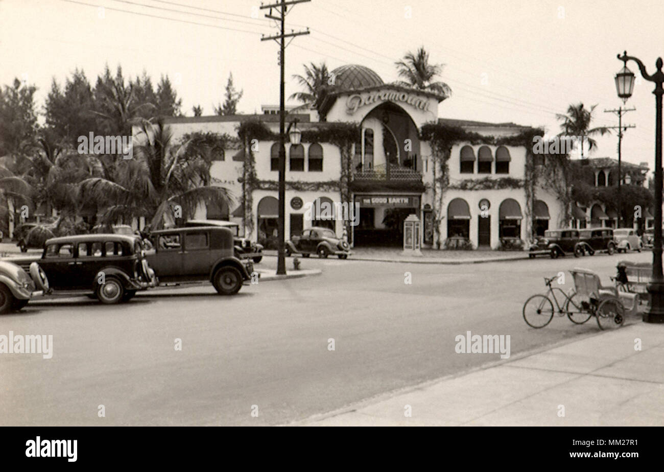 Paramount Theater. Palm Beach. 1930 Stockfoto