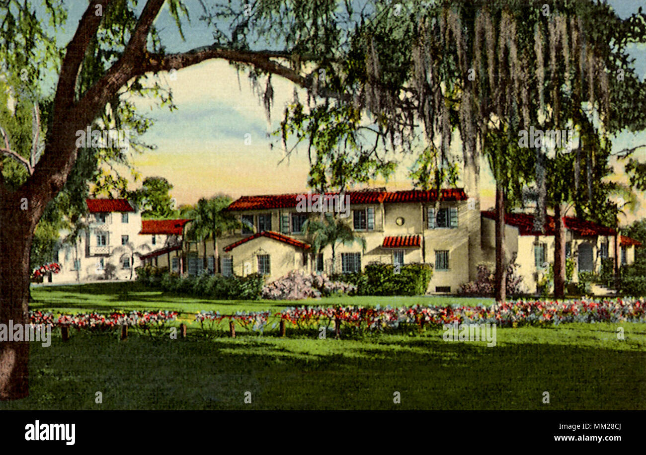 Rollins College Schlafsäle. Winter Park. 1953 Stockfoto