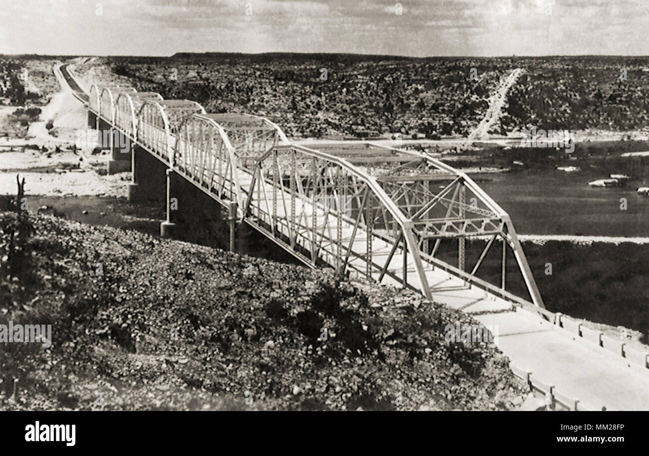 Devil's River Bridge. Del Rio. 1936 Stockfoto