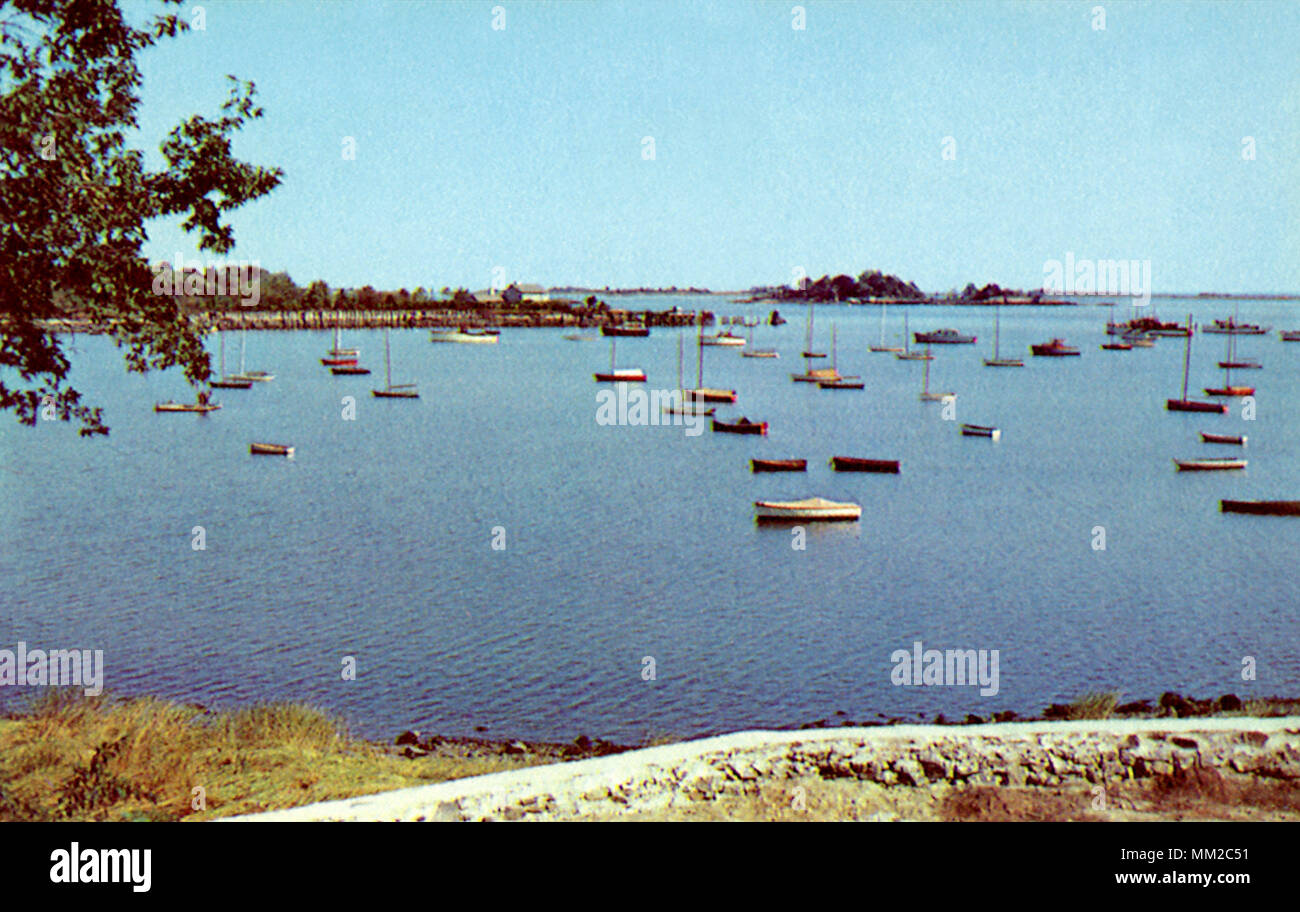 Wilsons Cove. Norwalk. 1954 Stockfoto