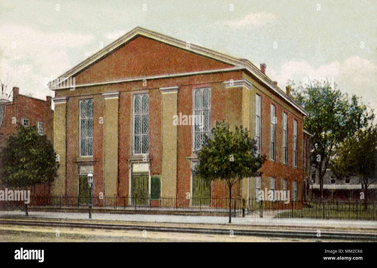 Die Broad Street M. E. in der Kirche. Burlington. 1918 Stockfoto