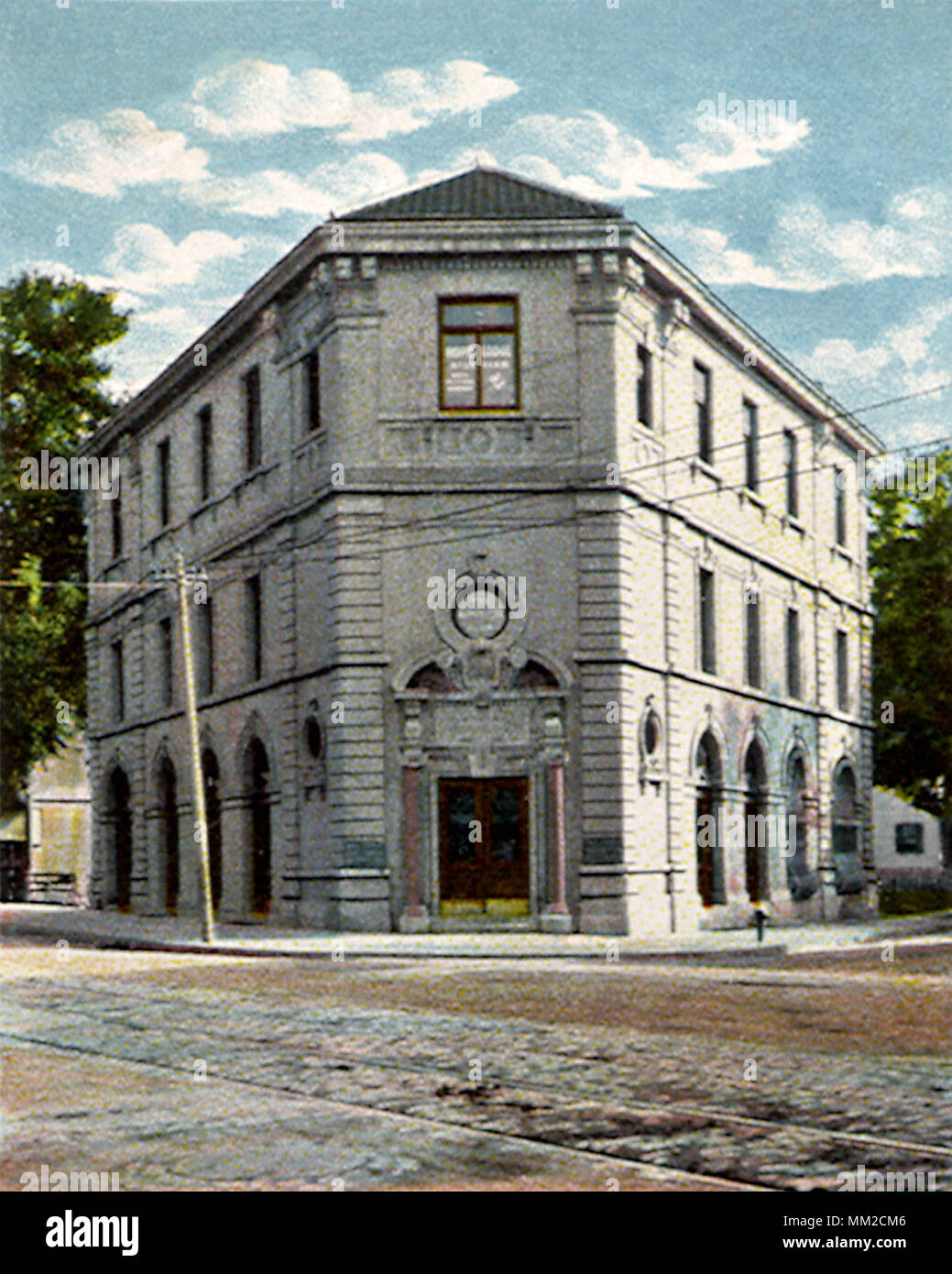 Essex County Trust Companys Bank. East Orange. 1910 Stockfoto