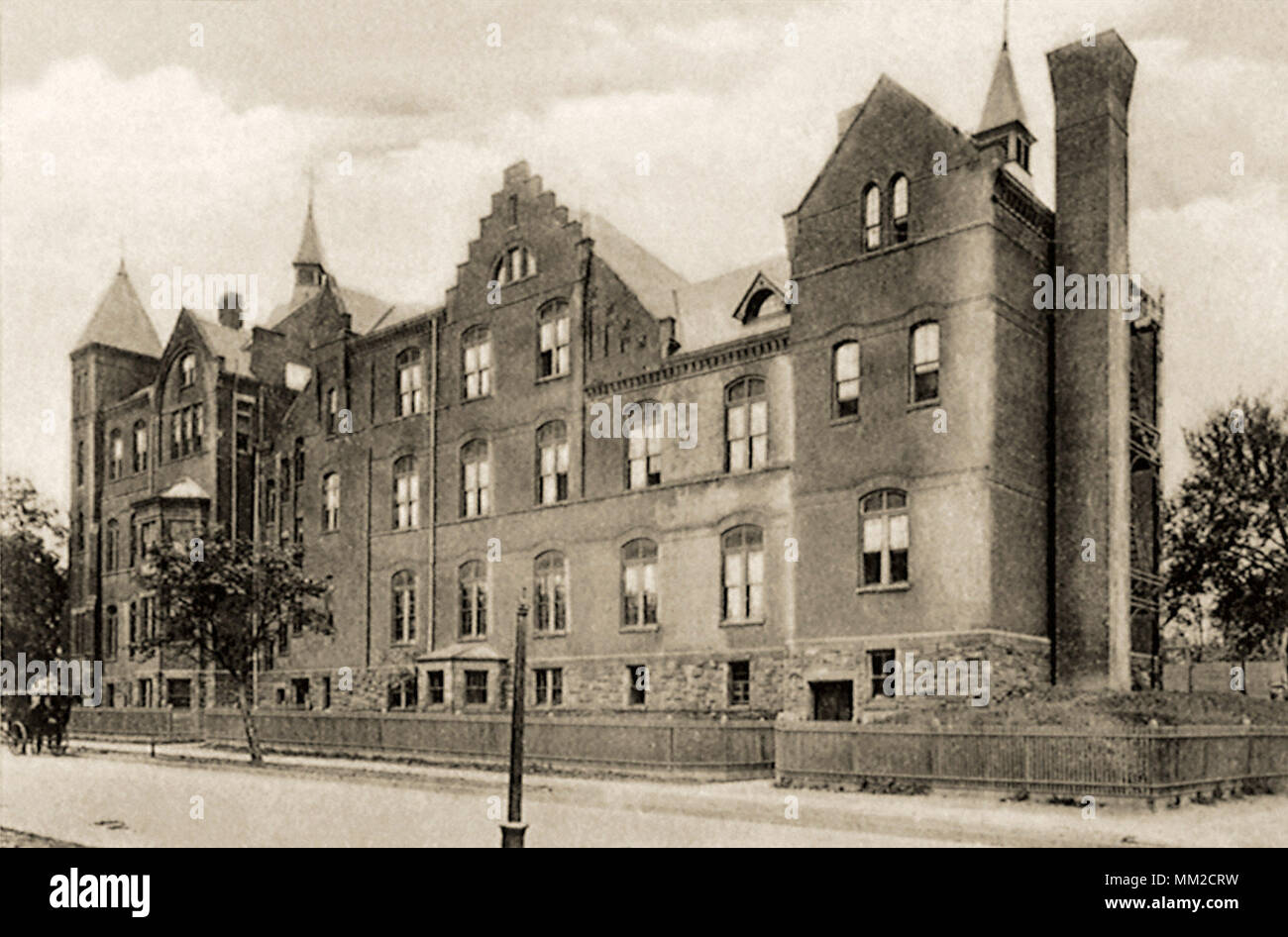 St. Barnabas Krankenhaus. Newark. 1910 Stockfoto