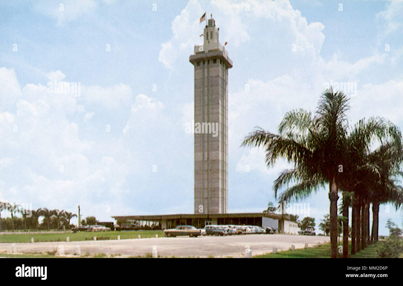 Anzeigen von Citrus Tower. Clermont. 1970 Stockfoto