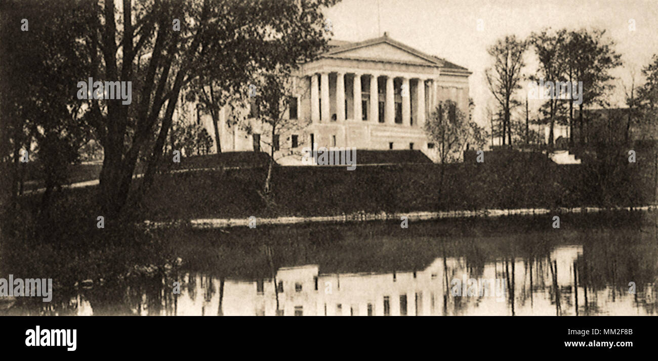 Historisches Gebäude. Büffel. 1930 Stockfoto