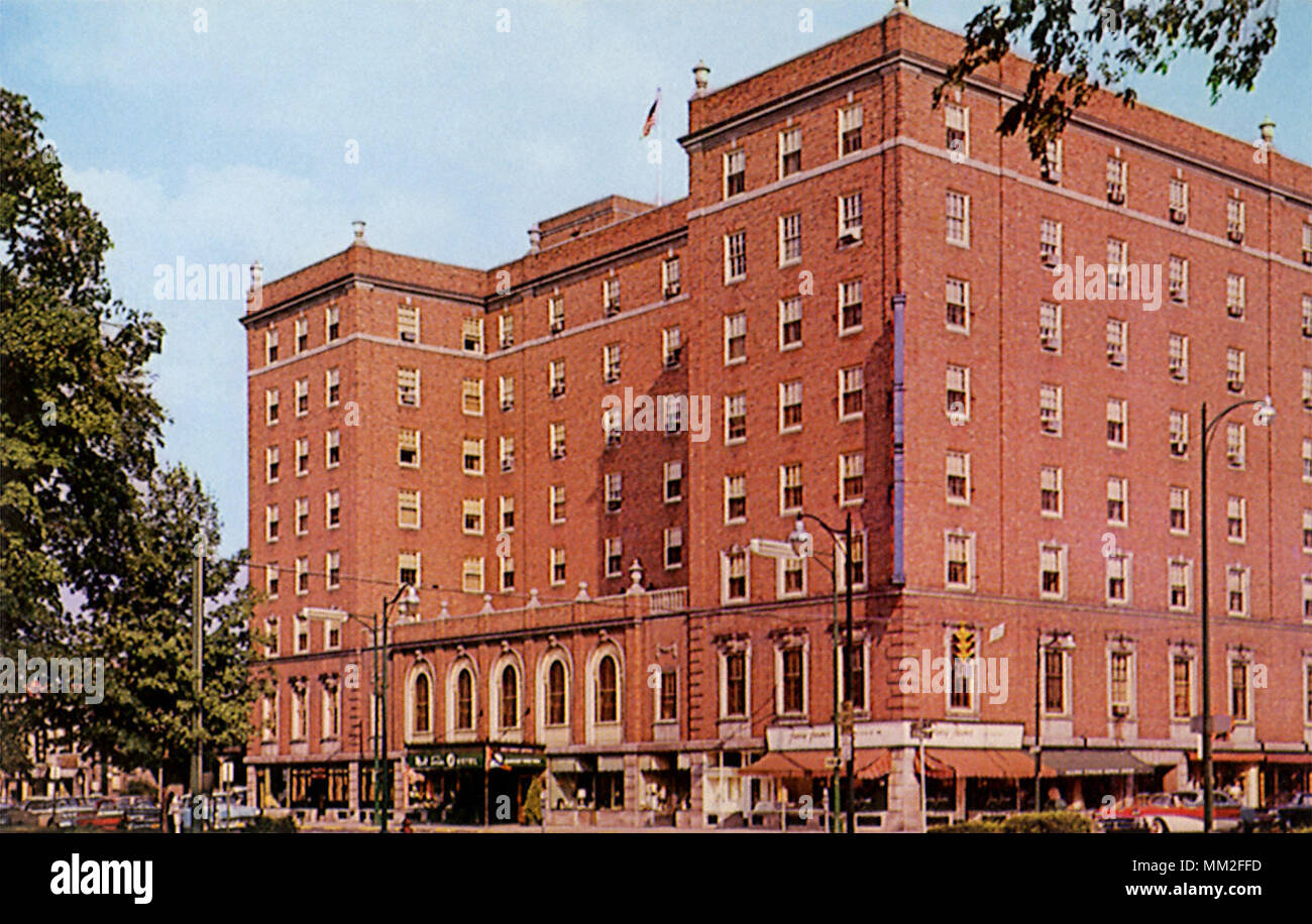Mark Twain Hotel. Elmira. 1961 Stockfoto