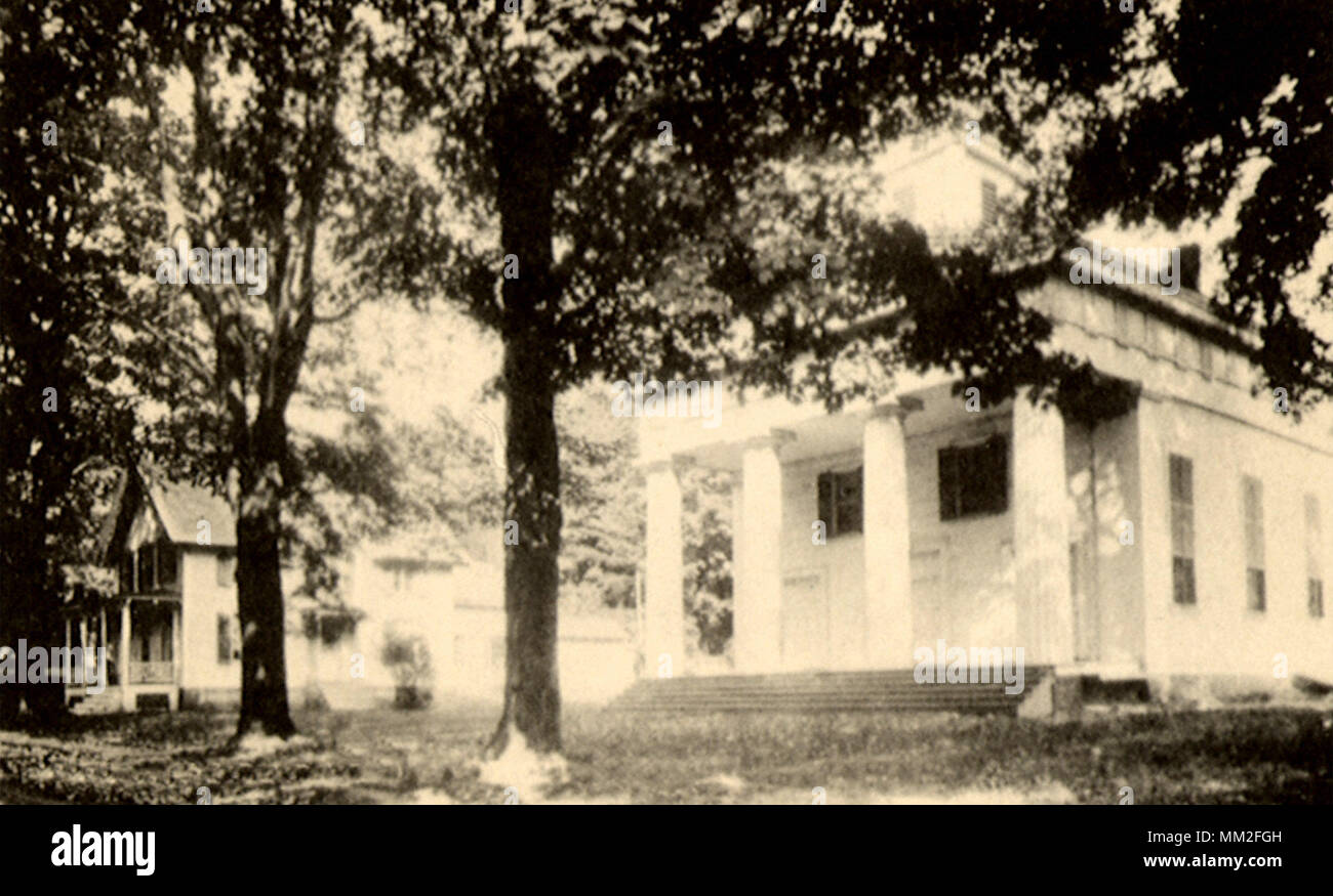 Niederländische Reformierte Kirche. Napanoch. 1910 Stockfoto