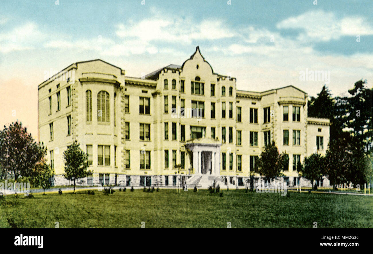 Champlain Valley Hospital. Plattsburgh. 1910 Stockfoto