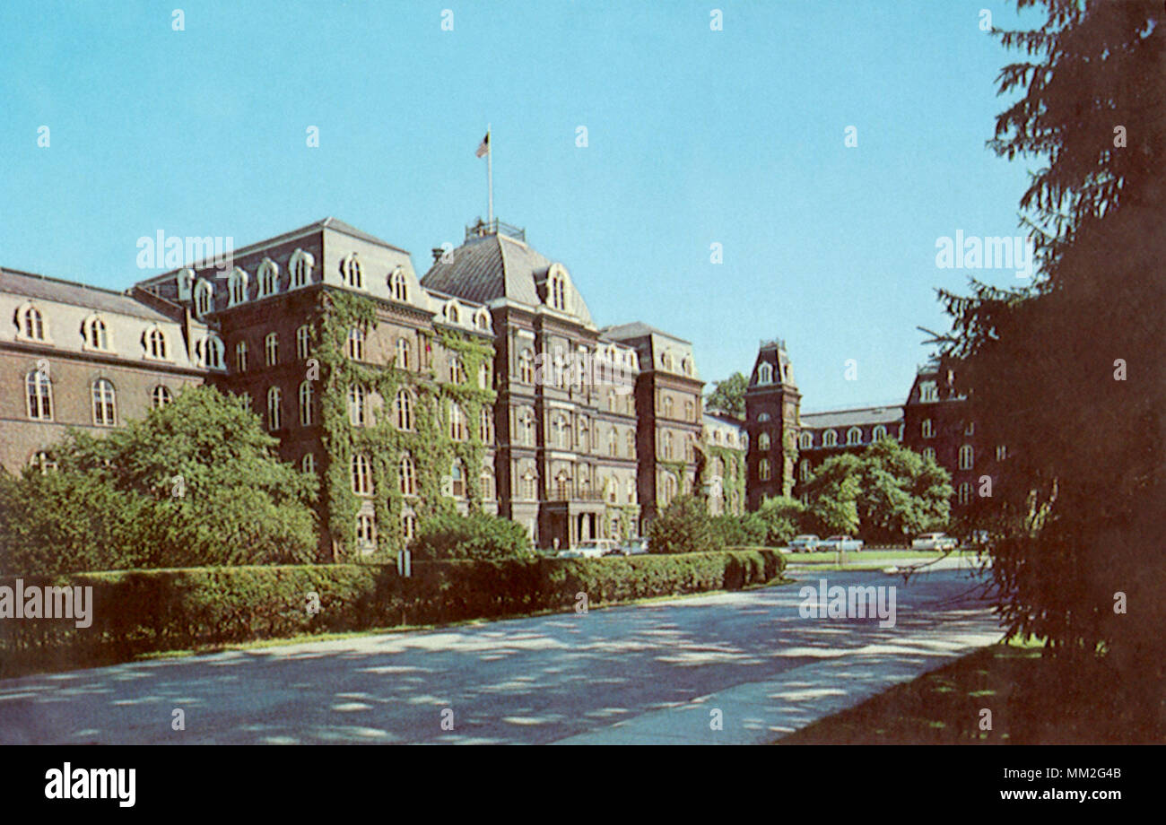 Vassar College Gebäude. Poughkeepsie. 1960 Stockfoto