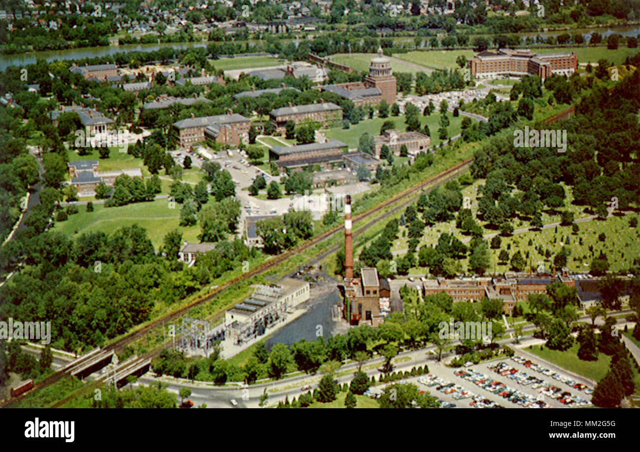 Universität Rochester Campus. 1970 Stockfoto