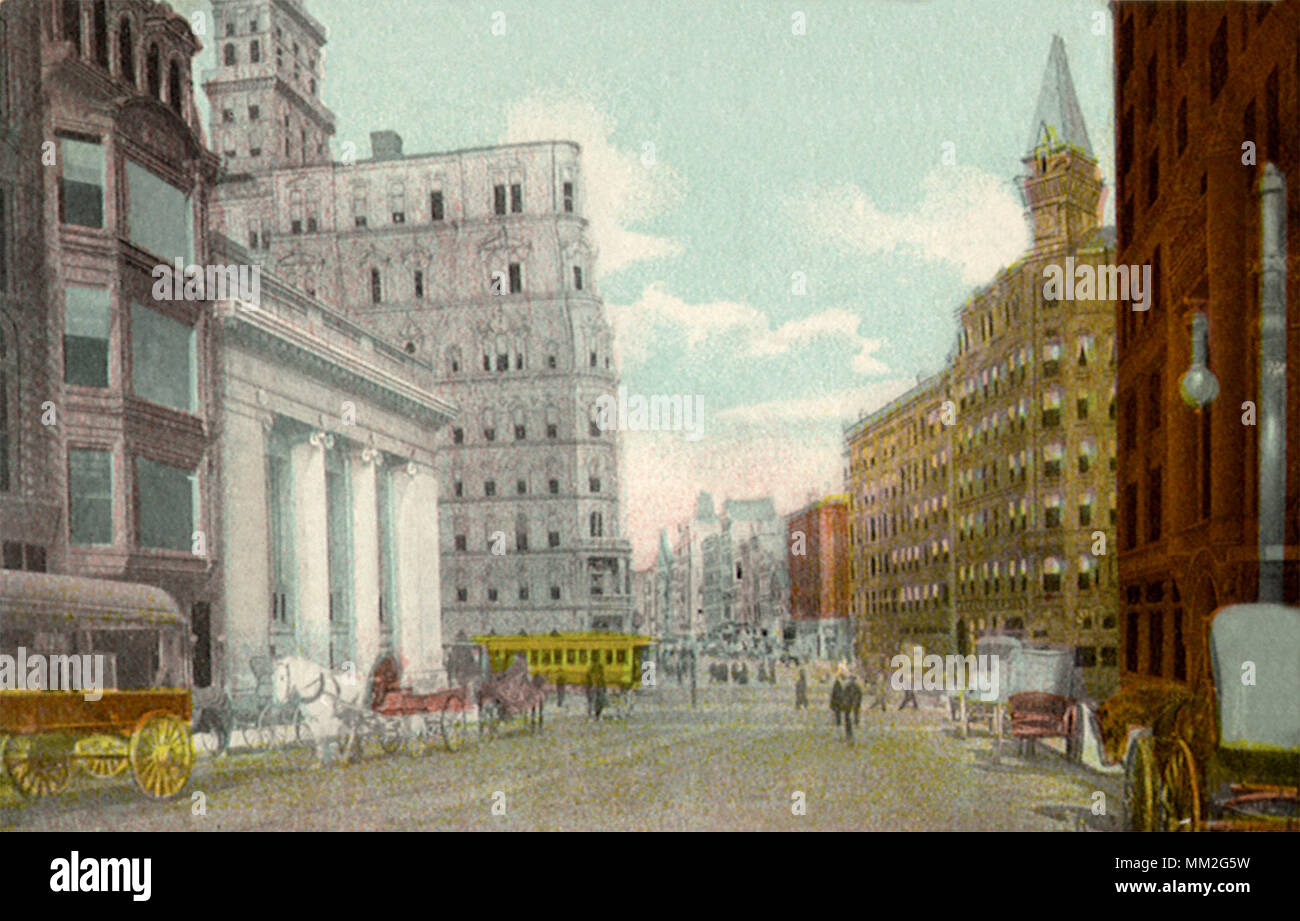 Vier Ecken. Rochester. 1910 Stockfoto