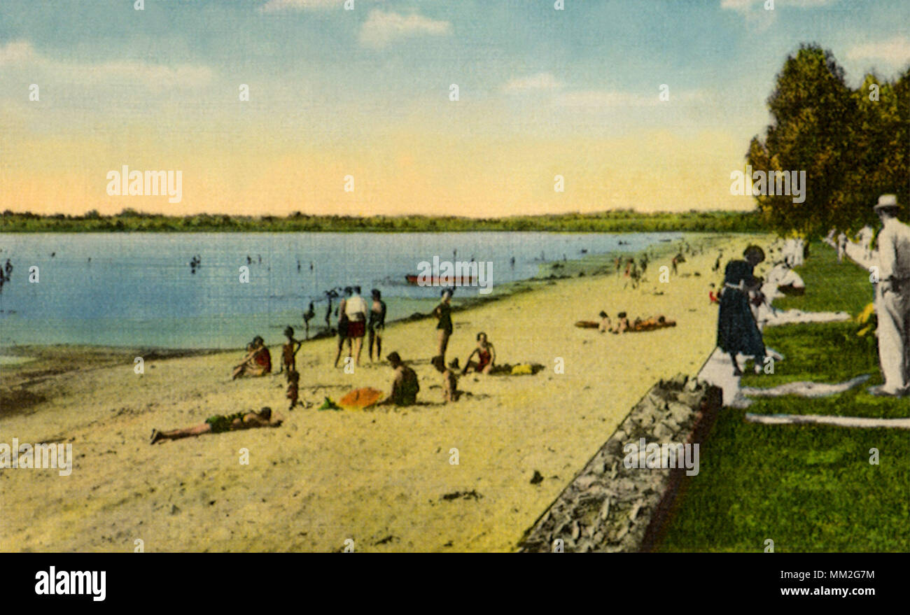 Oneida Lake. Sylvan Beach. 1935 Stockfoto