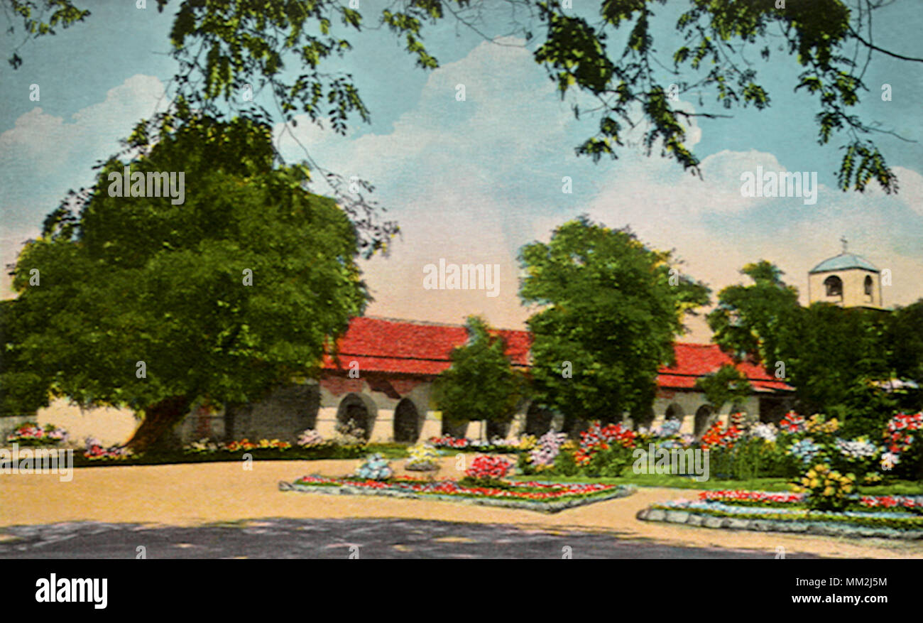 Mission. San Juan Bautista. 1910 Stockfoto