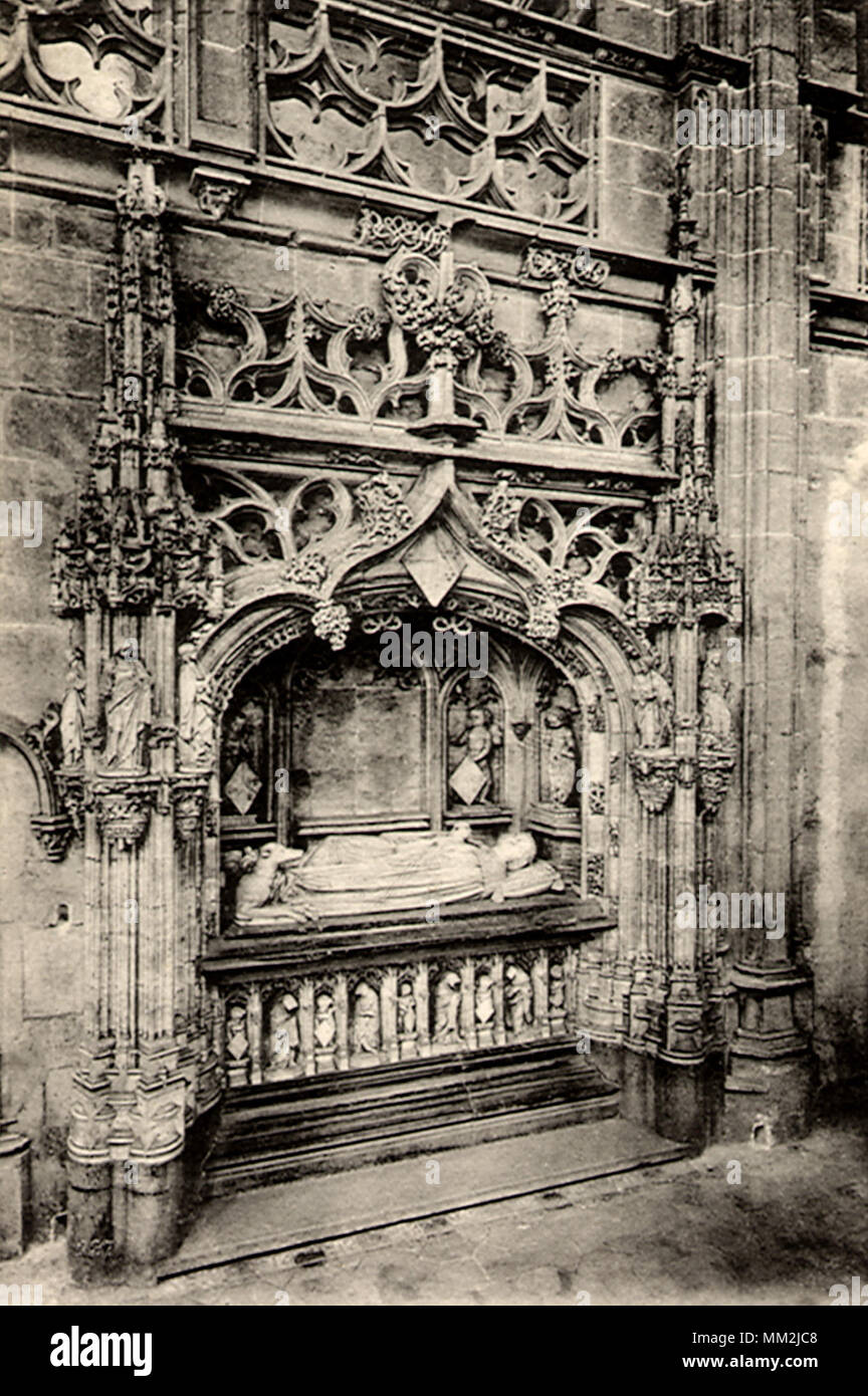 Bourbon Mausoleum. Bourg. 1910 Stockfoto