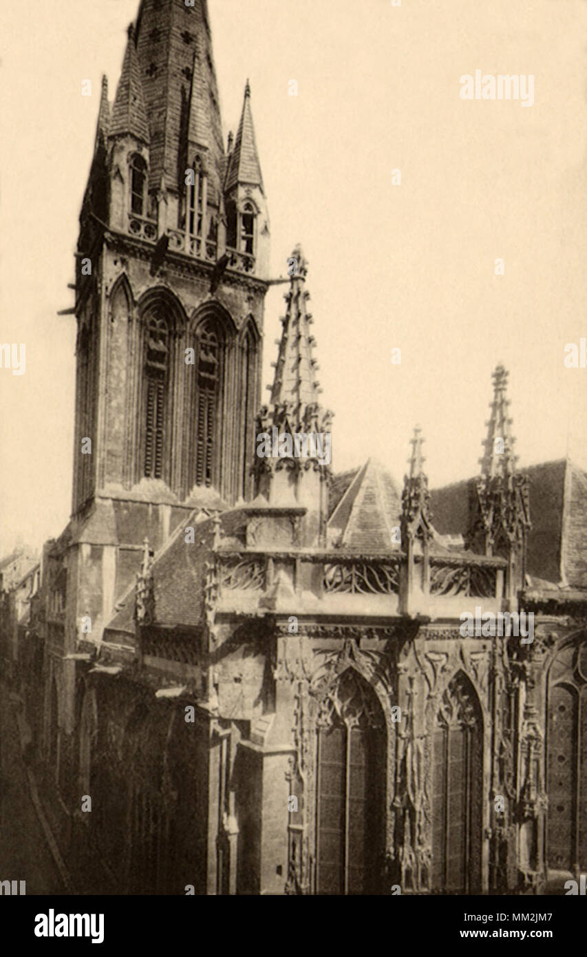 Saint Sauveur. Caen. 1910 Stockfoto