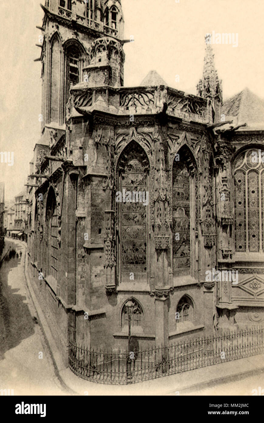 Saint Sauveur. Caen. 1910 Stockfoto