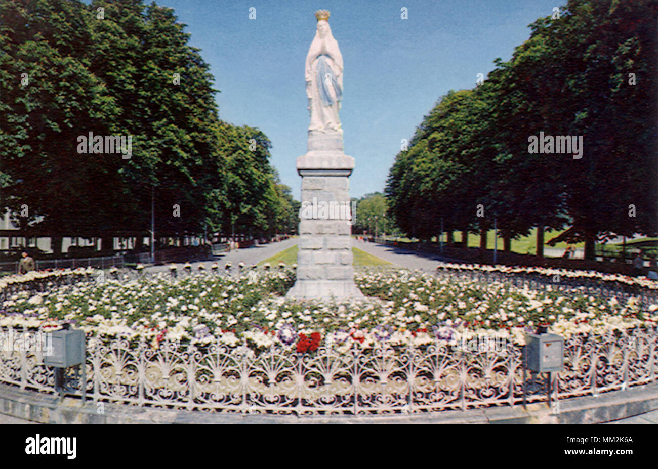 Die Krone Jungfrau. Lourdes. 1970 Stockfoto
