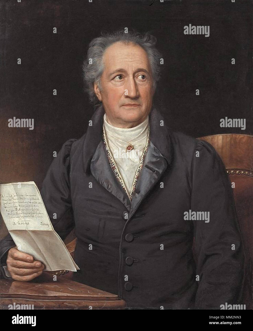 Stieler Joseph Karl - Johann Wolfgang von Goethe Stockfoto