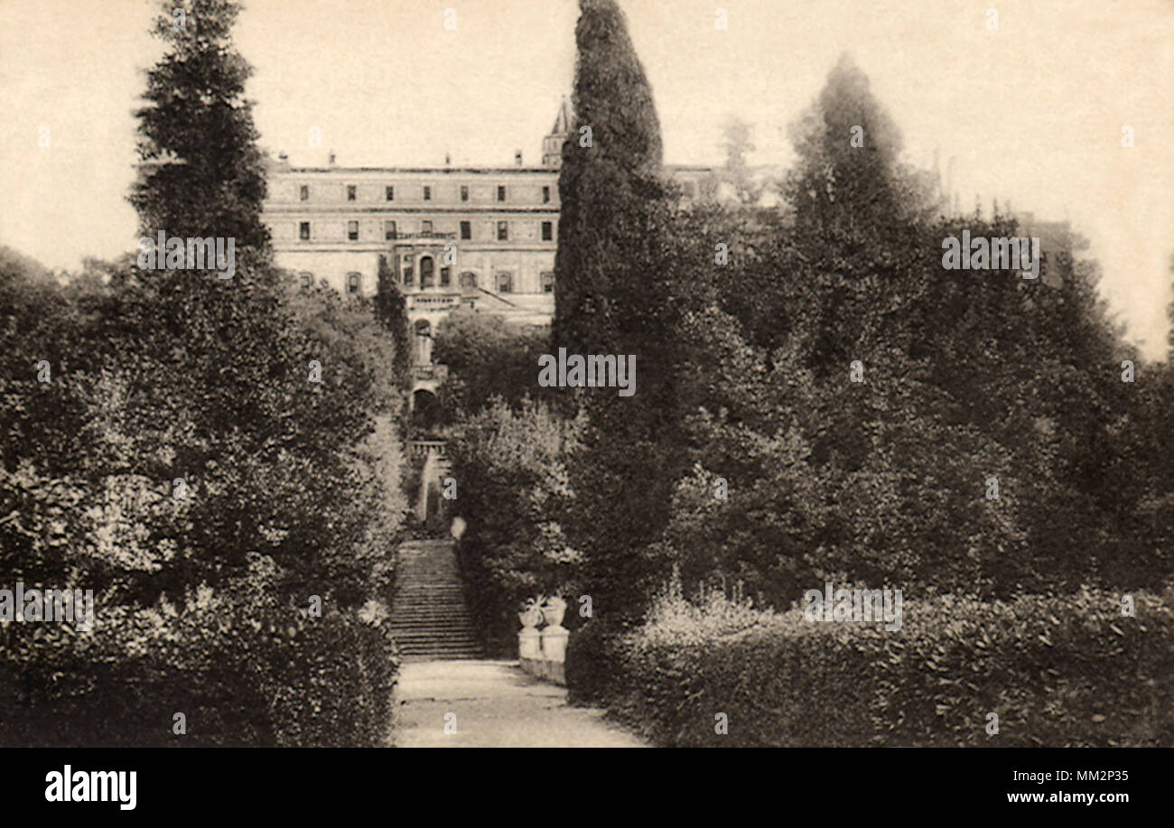 Este Villa. Tivoli. 1930 Stockfoto
