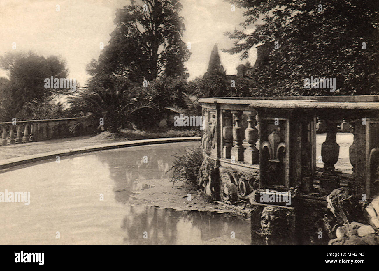 Este Villa. Tivoli. 1910 Stockfoto