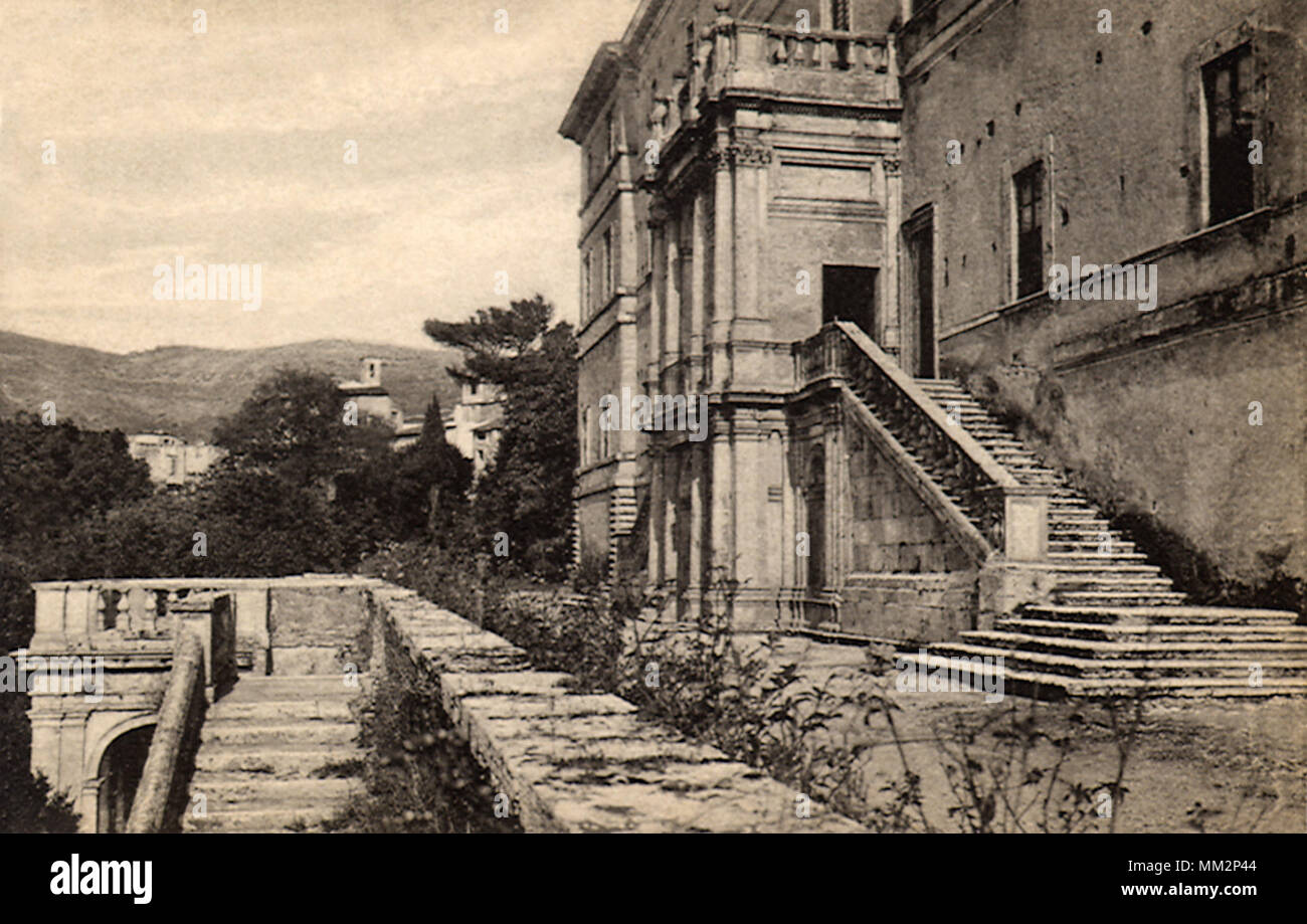 Este Villa. Tivoli. 1910 Stockfoto