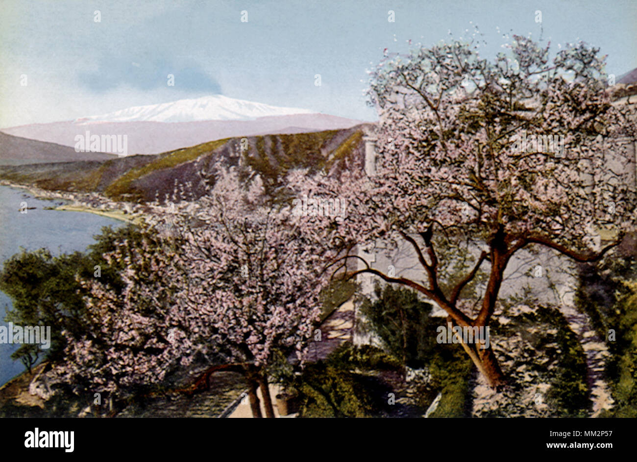 Duca di Bronte Garten. Taormina. 1930 Stockfoto