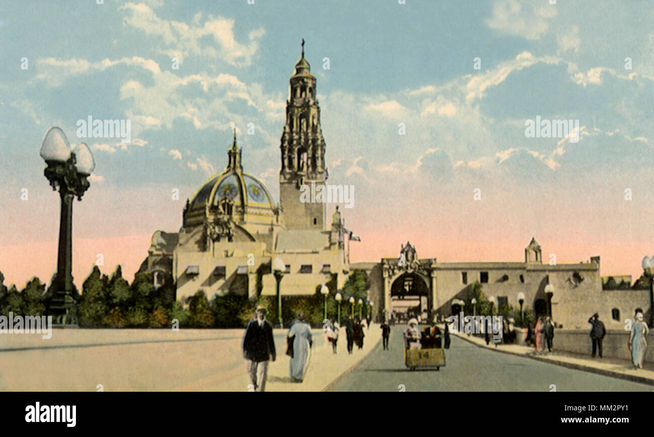 Kalifornien Gebäude. San Diego. 1915 Stockfoto