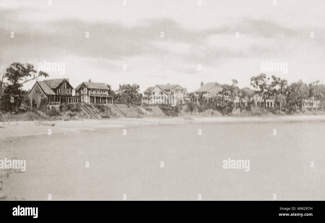Ufer vorne Residenzen in Ridgewood. Clinton. 1910 Stockfoto