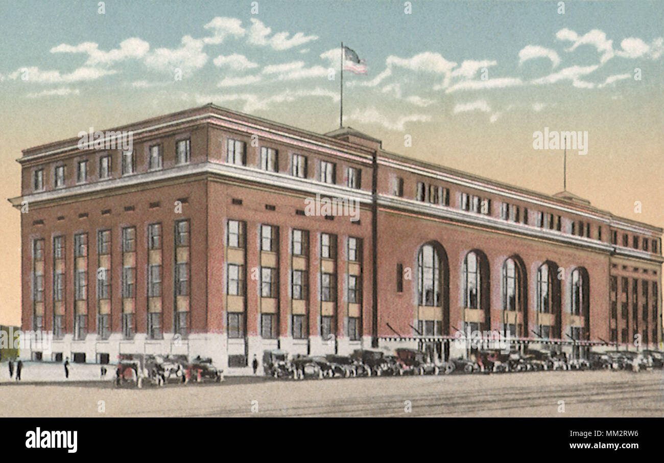 New York, N.H., und H.R.R. Station. New Haven. 1922 Stockfoto