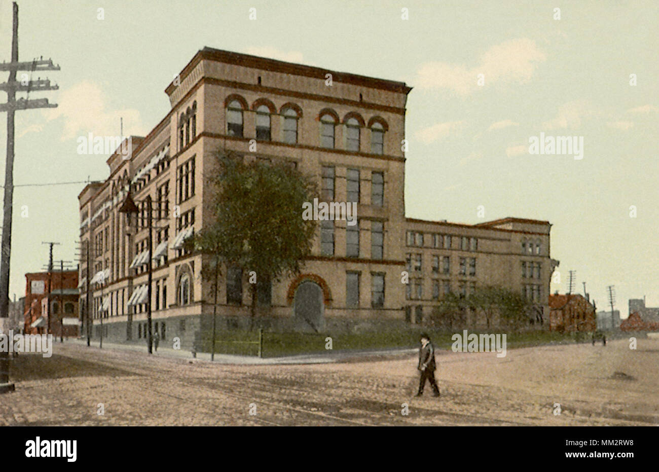 New York, N.H., und H.R.R. Gebäude. New Haven. 1913 Stockfoto