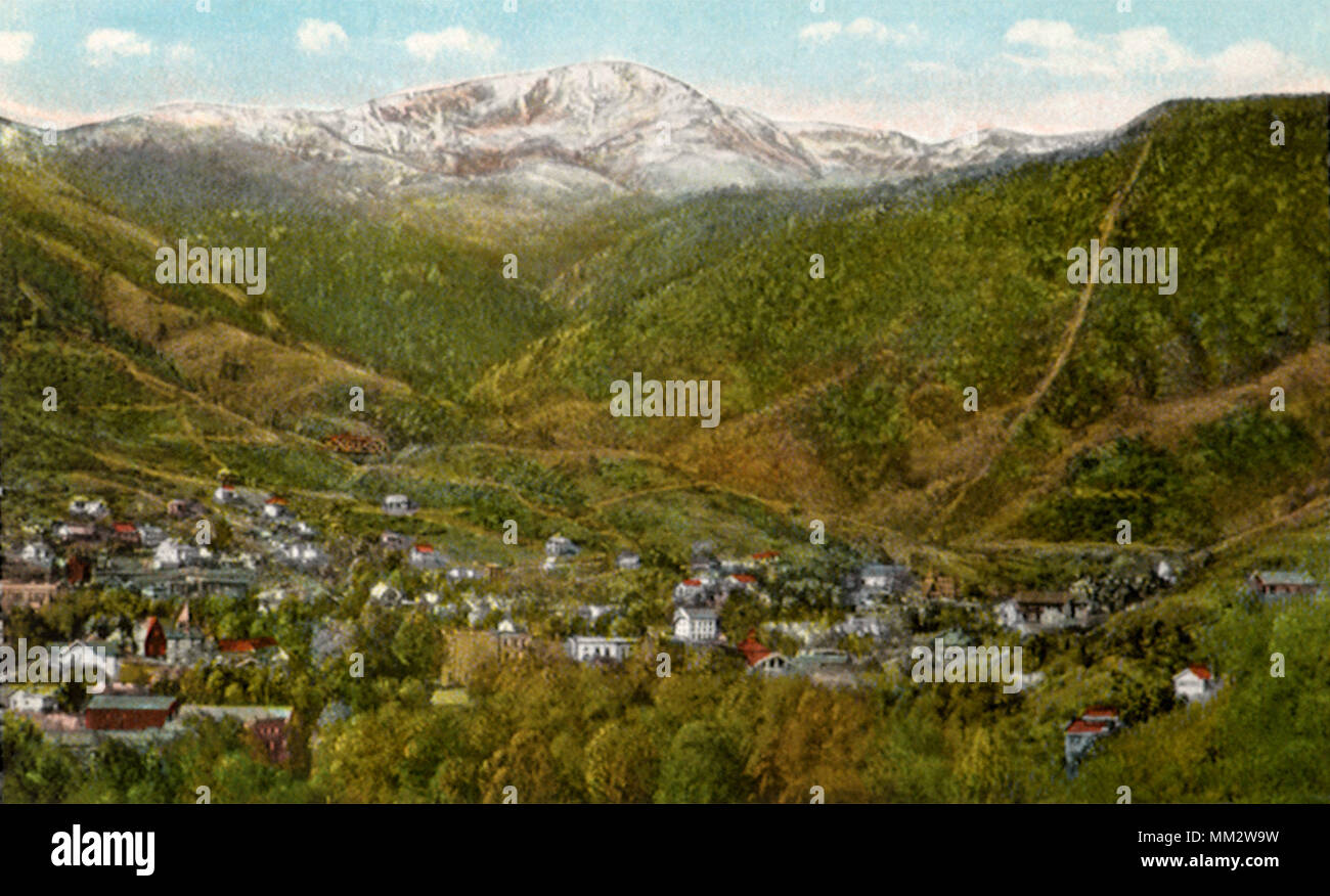Stadt von Manitou. 1929 Stockfoto