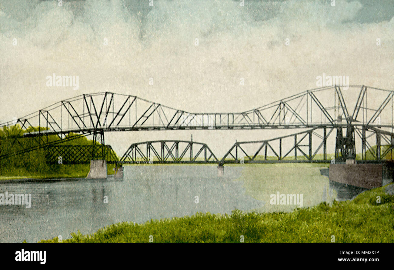 Hohe Brücke. Clinton. 1930 Stockfoto