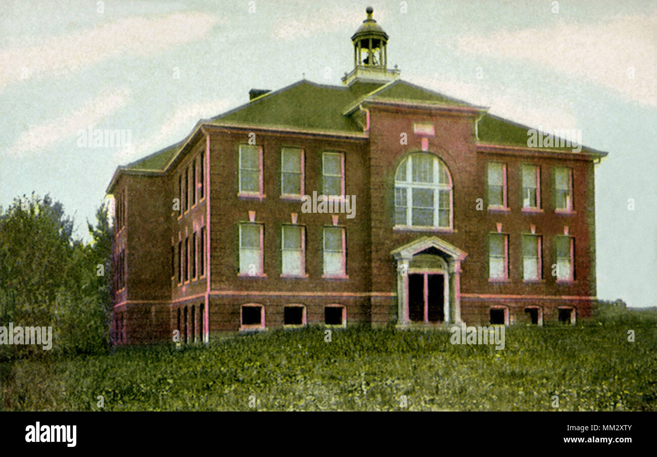 High School. Münze. 1910 Stockfoto