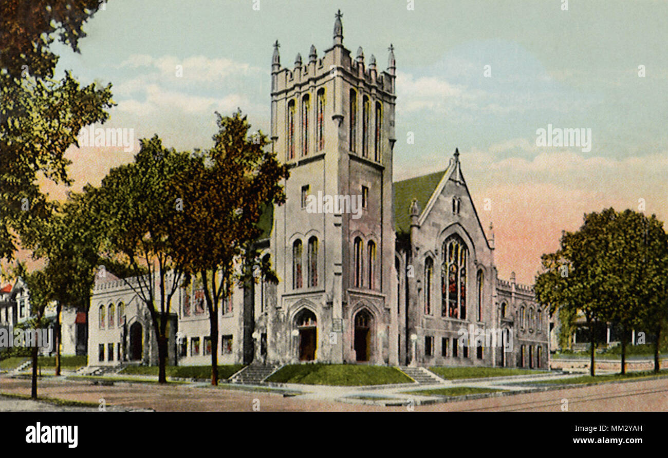 Erste M. E. in der Kirche. Muscatine. 1943 Stockfoto