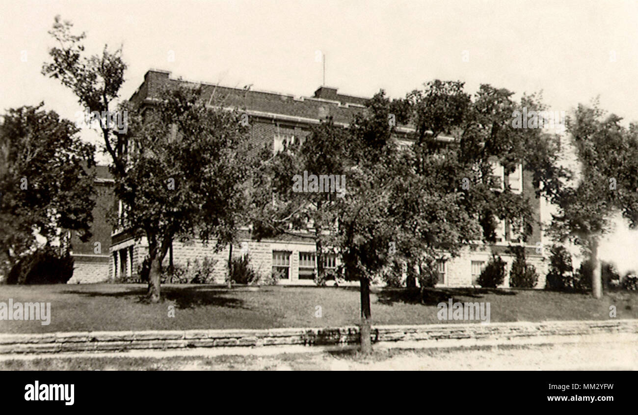 High School. Beloit. 1941 Stockfoto