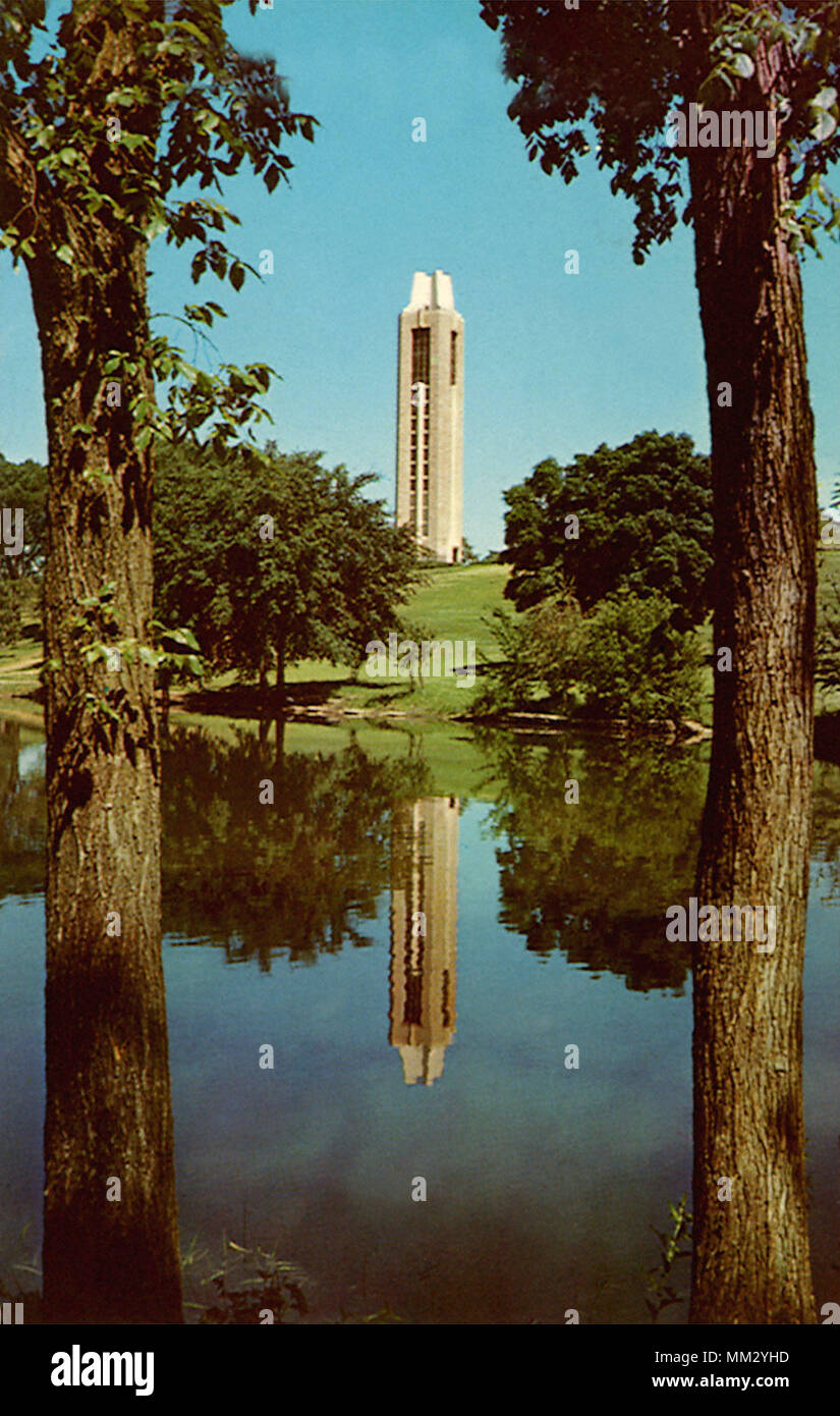 Universität von Kansas. Lawrence. 1973 Stockfoto