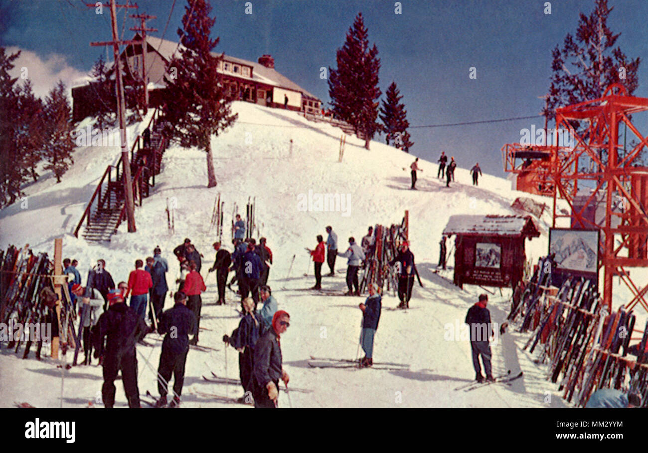 Der Roundhouse. Sun Valley. 1961 Stockfoto