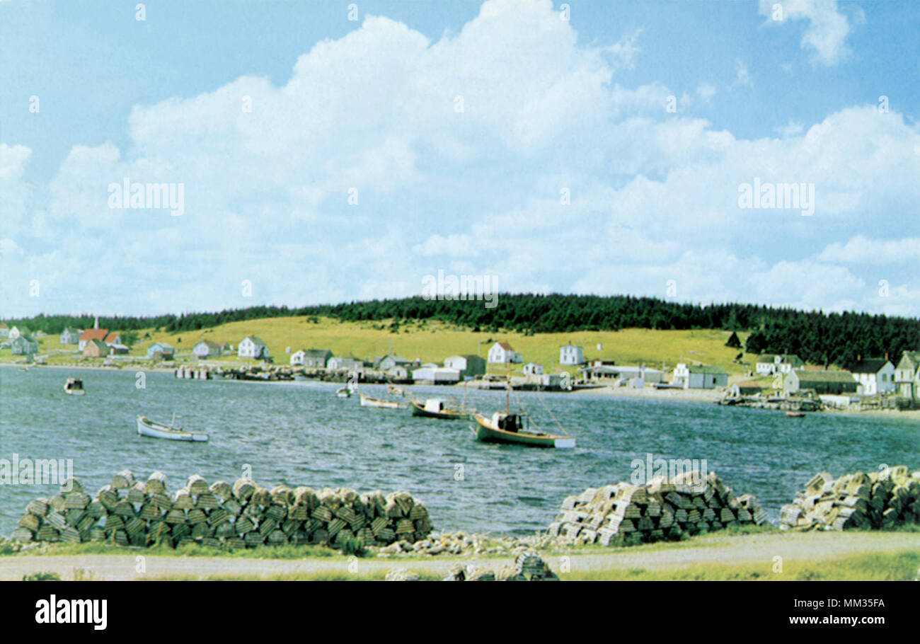 Hafen. Main-a-Dieu. 1966 Stockfoto