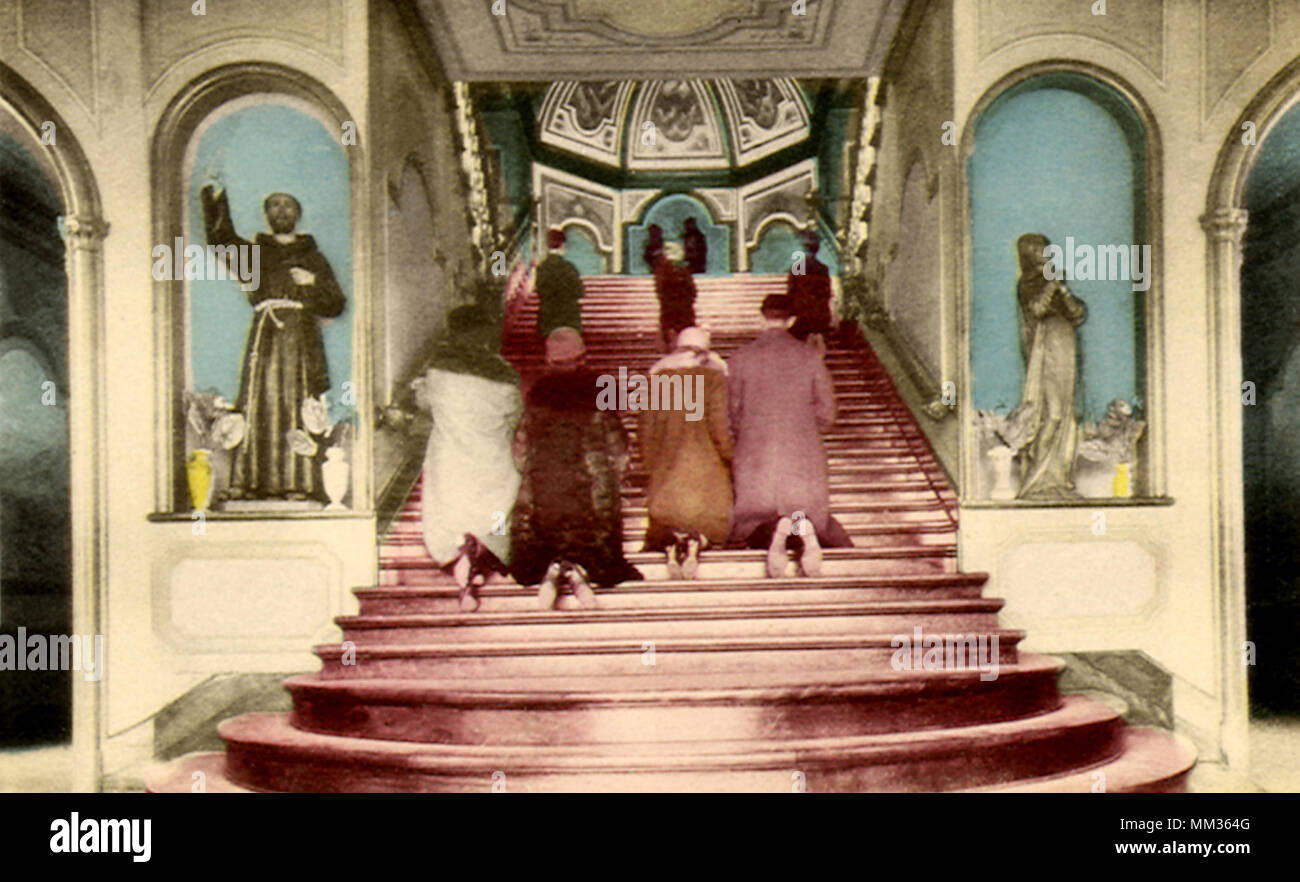 Heilige Treppe. Sainte-Anne-de-Beaupré. 1950 Stockfoto