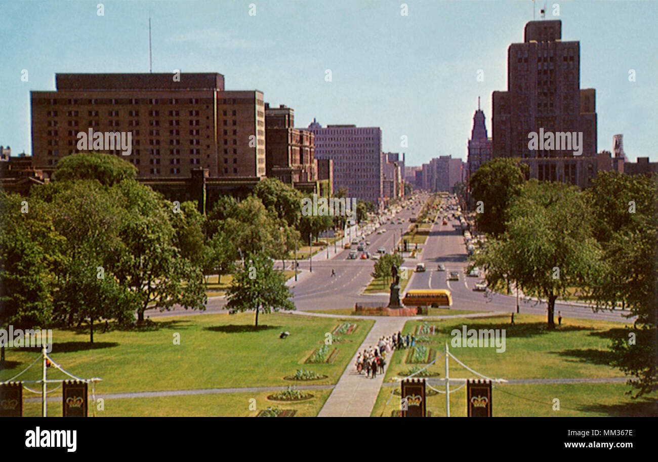 Die University Avenue. Toronto. 1960 Stockfoto