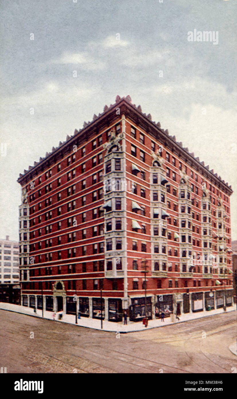 Marquette Hotel. Saint Louis. 1915 Stockfoto