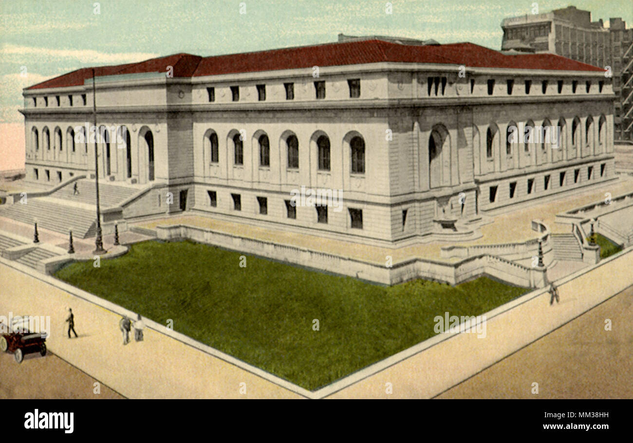 Öffentliche Bibliothek. Saint Louis. 1914 Stockfoto