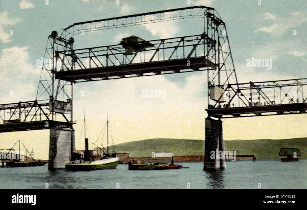 Elfte Street Bridge. Tacoma. 1915 Stockfoto