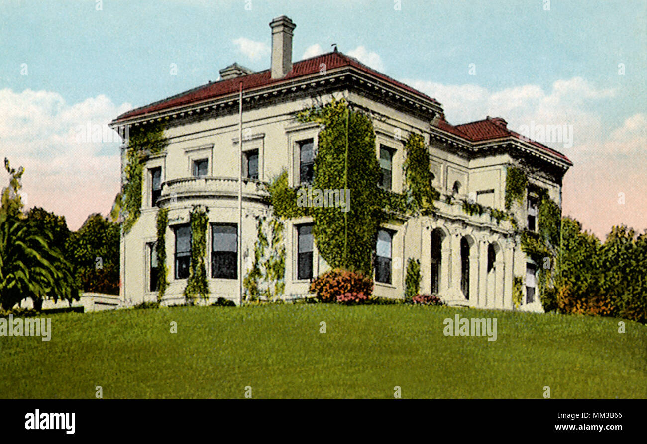 Haus der Präsident. U.C. Berkeley. 1920 Stockfoto